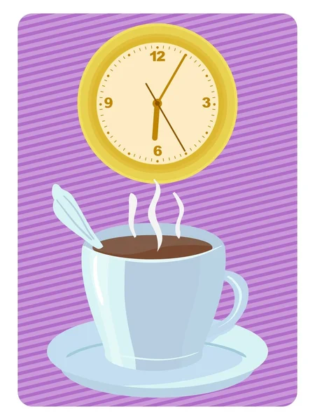 Czas na kawę — Wektor stockowy