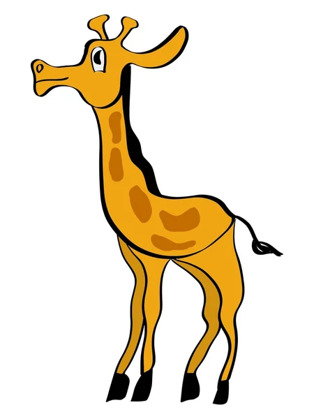 Ilustración de la jirafa — Vector de stock