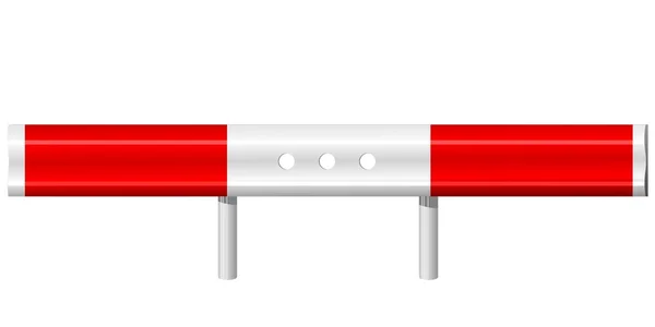 Vector illustration of a guardrail — Stock Vector
