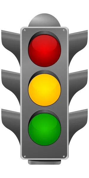 O semáforo. vetor —  Vetores de Stock