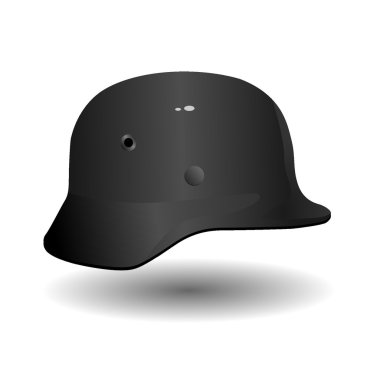 Vector German military helmet clipart