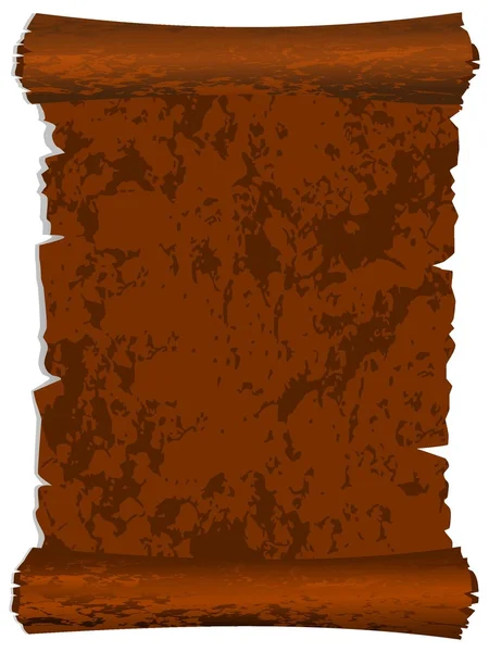 Vector illustration of a scroll of dark skin. — Stock Vector