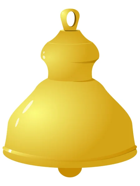 Illustration vectorielle des cloches dorées . — Image vectorielle