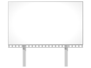 Vector illustration of a billboard clipart