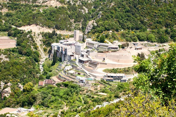 Klasztor Świętego Pawła, athos — Zdjęcie stockowe