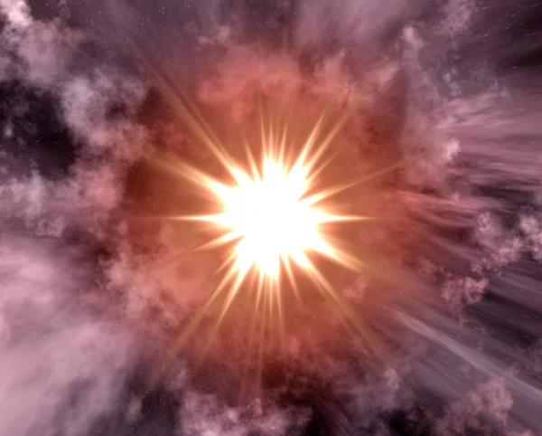 Abstract star and nebula — Stock Photo, Image