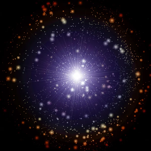 Abstrakter kosmischer Stern — Stockfoto