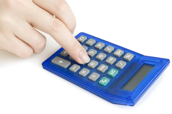 Strony z kalkulatorem — Zdjęcie stockowe