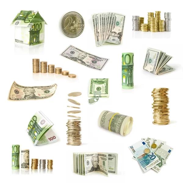 Money collection — Stock Photo, Image