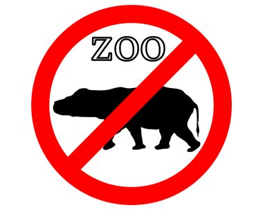 Hippo yasak Hayvanat Bahçesi