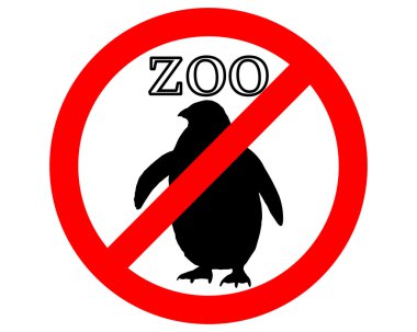 Penguen yasak Hayvanat Bahçesi