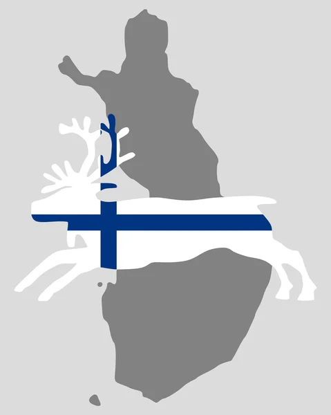 Finnische Rentiere — Stockfoto