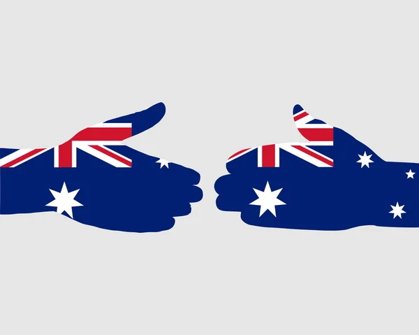 Apretón de manos australiano — Foto de Stock