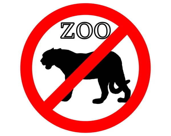 禁止されている動物園にジャガー — ストック写真