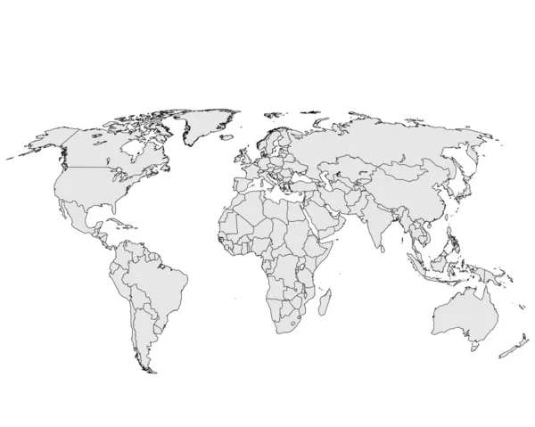 Мапа світу — стокове фото