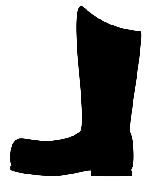 Boot silhouet — Stockfoto