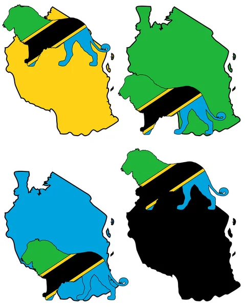 Leone Tanzania — Foto Stock
