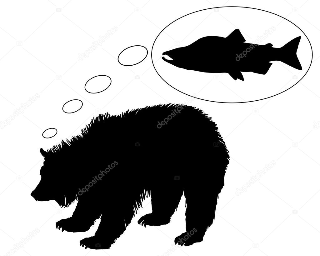 Grizzly bear diet — Stock Photo © lantapix #5432994