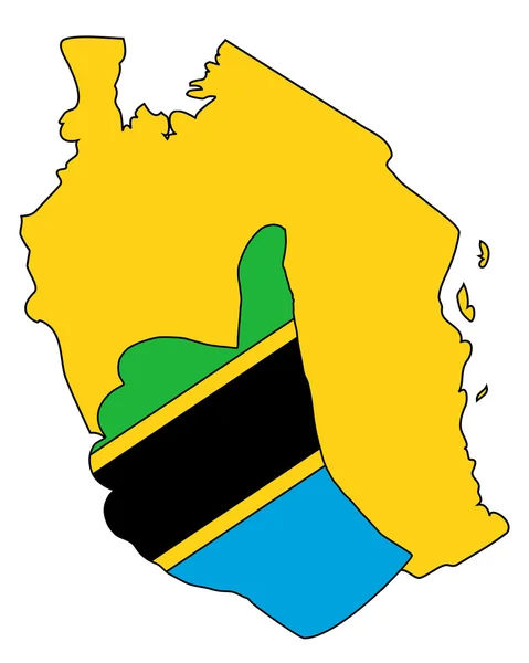 Handzeichen aus Tansania — Stockfoto