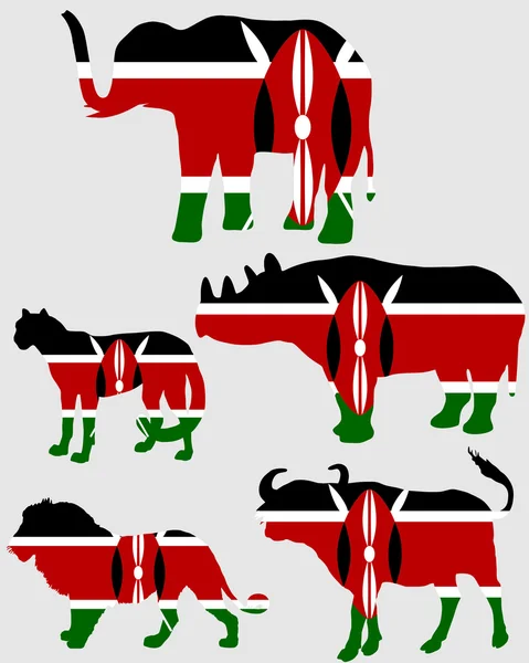 Big Five Kenya — Stock Photo, Image