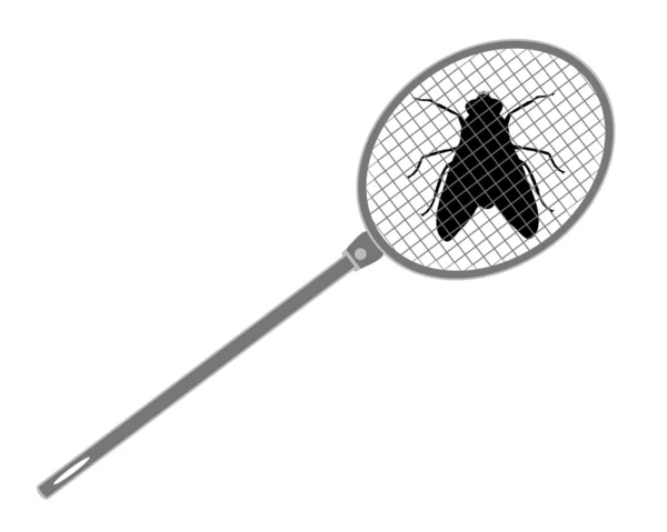 Fly silhouette — Stock Photo, Image