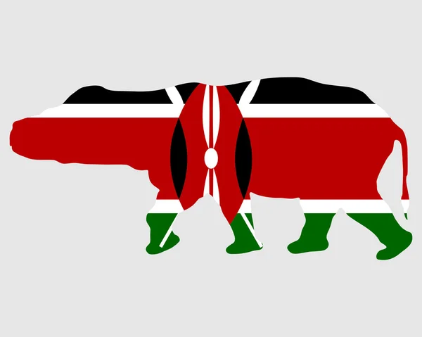 Hippo Kenya — Stock Photo, Image