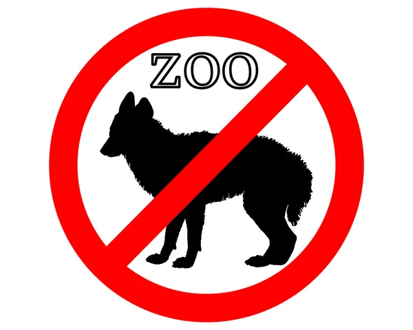 Schakal im Zoo verboten — Stockfoto
