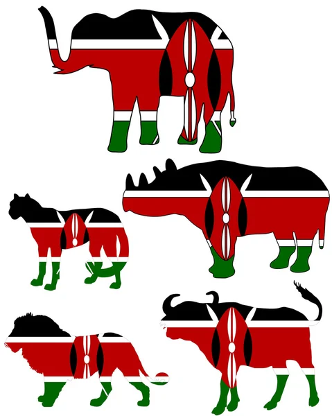 Grandi Cinque Kenya — Foto Stock
