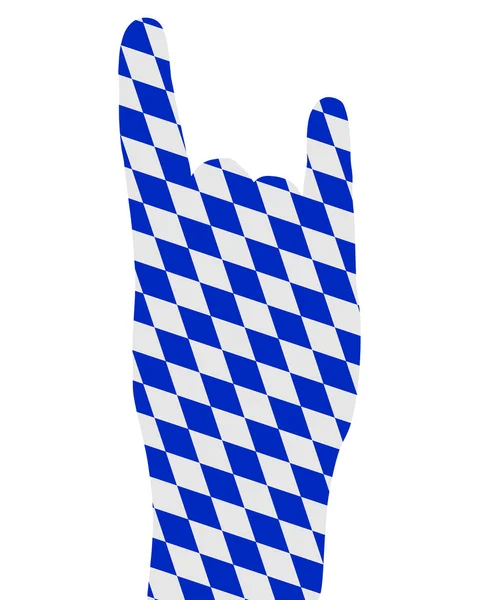 Баварські пальця сигналу — стокове фото
