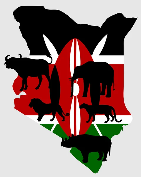Stora fem kenya — Stockfoto