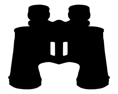 Binoculars Silhouette clipart