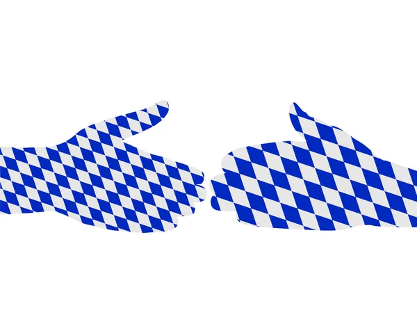 Bavorské handshake — Stock fotografie