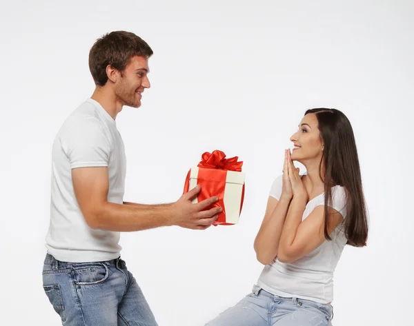 Couple celebrating a special date — Stock Photo, Image