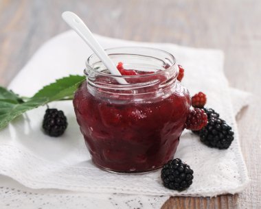 Blackberry jam clipart