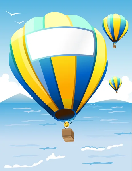 热空气气球 — 图库矢量图片