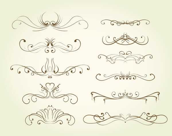 Абстрактные декоративные элементы
