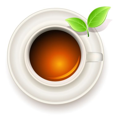 Bir fincan çay.