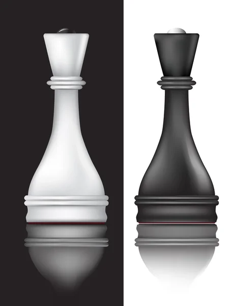 Objetos de ajedrez — Vector de stock