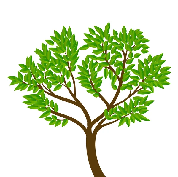 Achtergrond-met-een-tree — Stockvector