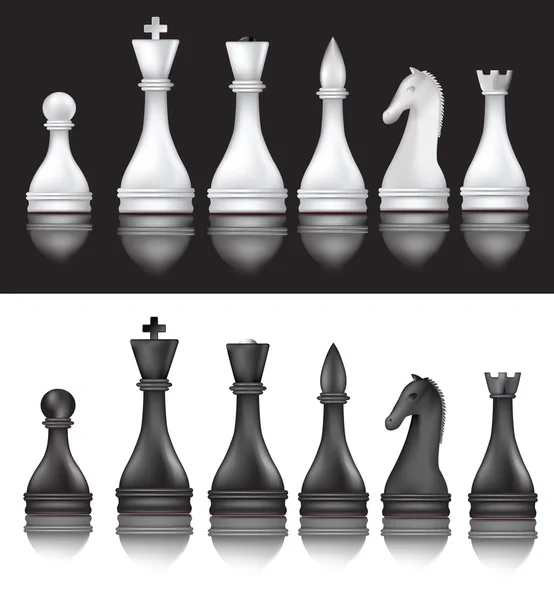Шахматный набор — стоковый вектор