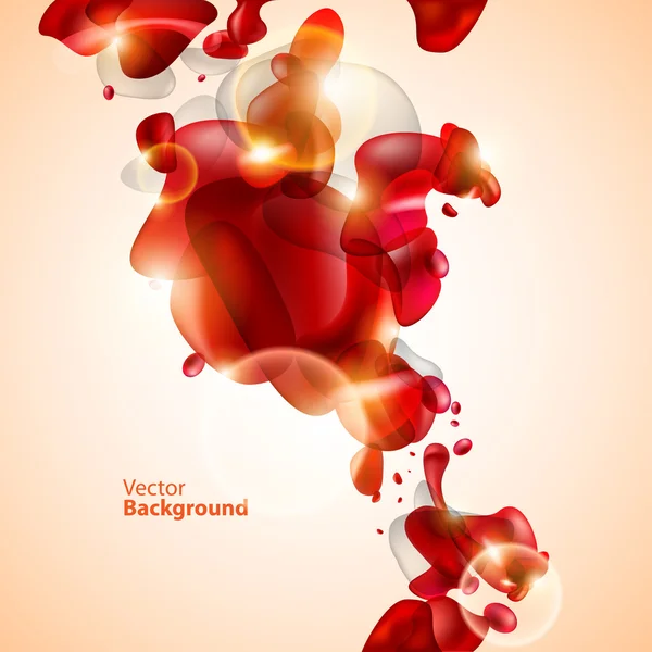 抽象红色背景 — 图库矢量图片