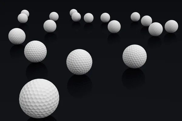 Golfbollar Royaltyfria Stockbilder