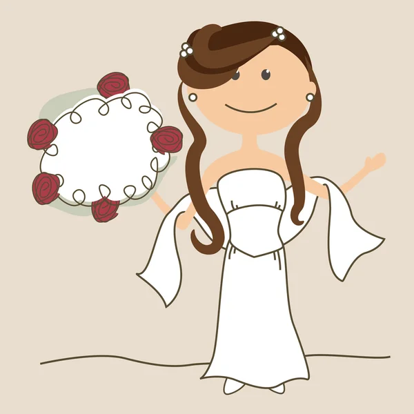 Invitation de mariage — Image vectorielle