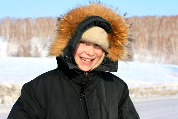 Boy in winter — Stock Photo, Image