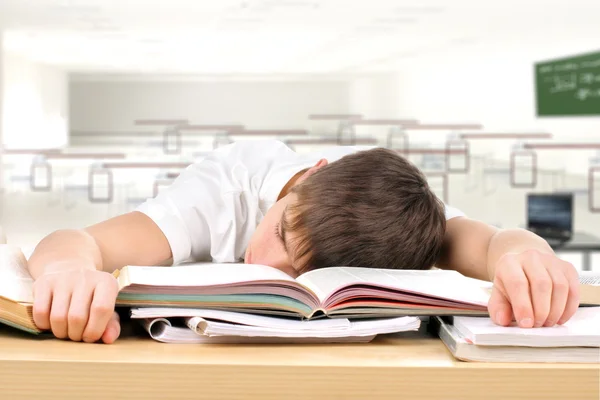 Estudiante cansado — Foto de Stock