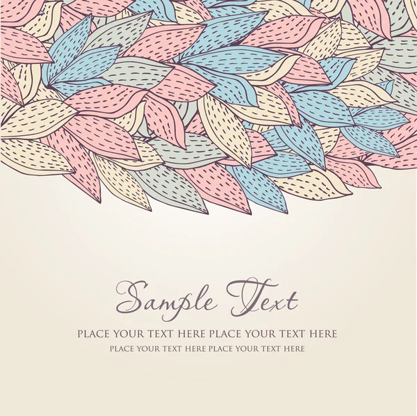 Vintage background with pastel flowers — Stock Photo, Image