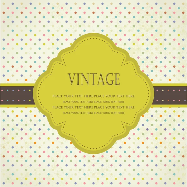 Vintage frame voor uw ontwerp — Stockfoto