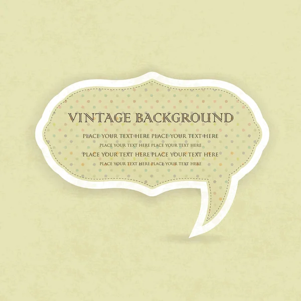 Vintage πλαίσιο για το σχεδιασμό σας — Φωτογραφία Αρχείου