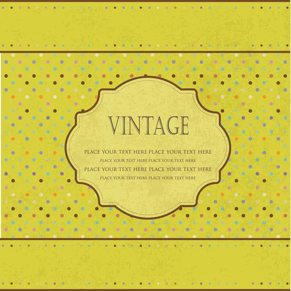 Cornice vintage per il tuo design — Foto Stock