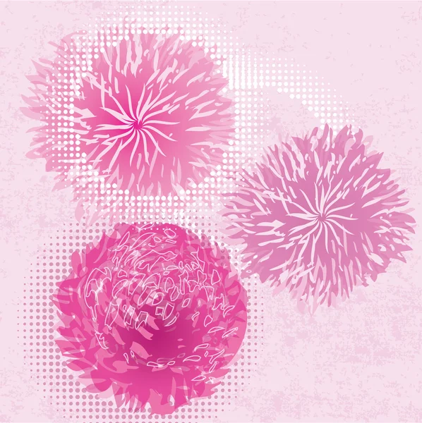 Fiori rosa astratti — Foto Stock